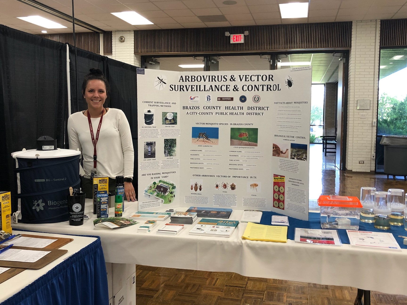 Vector Surveillance specialist at Brazos County Health & Safety Expo
