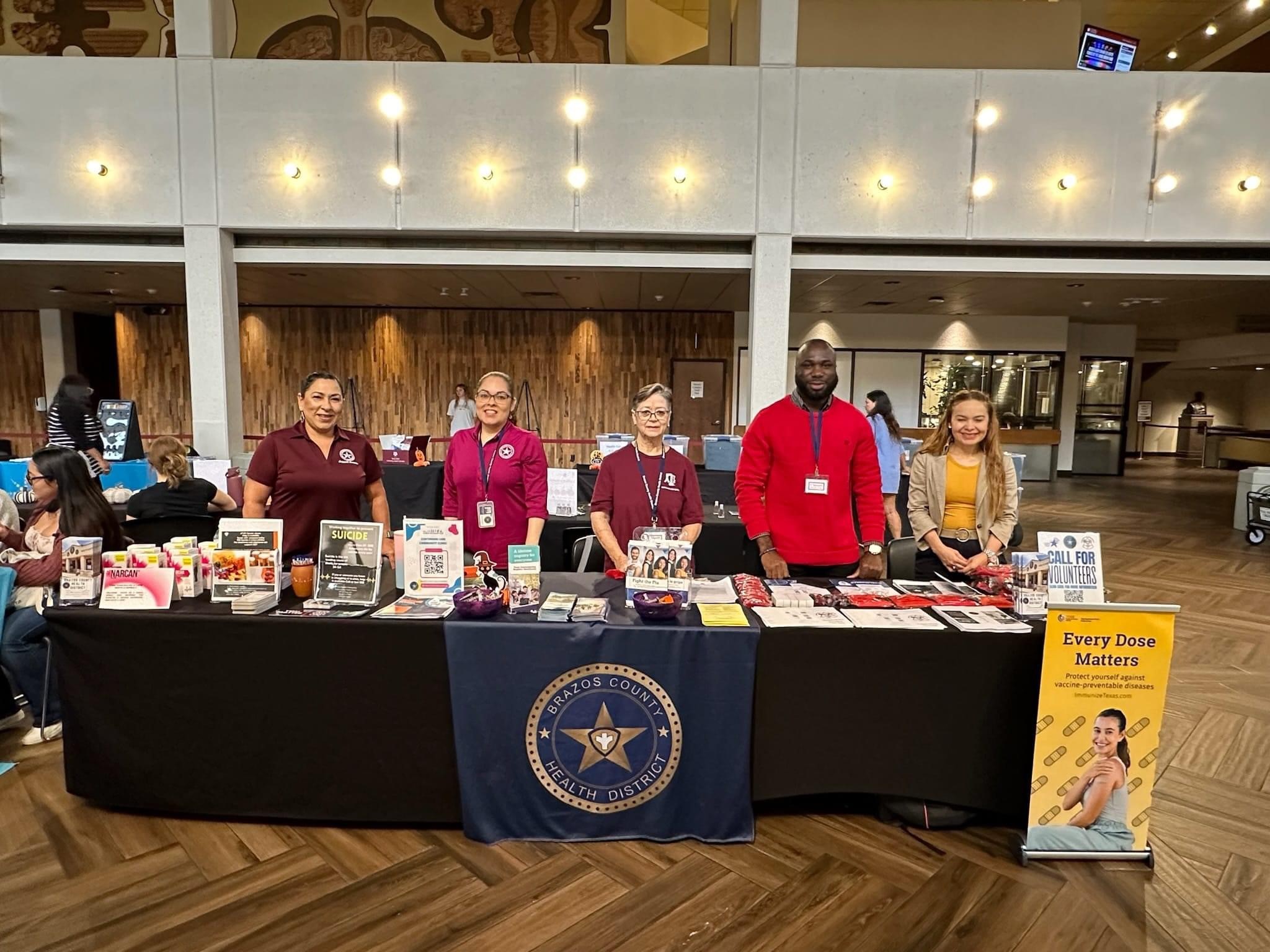 Our amazing staff reaching out to the community at TAMU